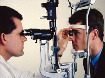 SLIT-LAMP BIOMICROSCOPY AND INDIRECT OPHTHALMOSCOPY photo